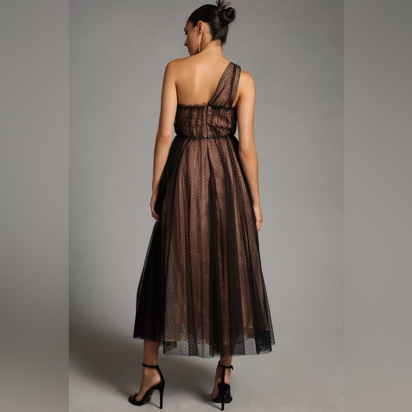 Anthropologie Tulle Dot Maxi Dress - Picture 2 of 16